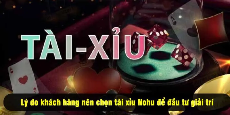 Lý do khách hàng nên chọn tài xỉu Nohu để đầu tư giải trí
